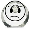 [CRY169] 4.5" Round Crystal Clock Thumbnail