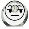 [CRY169] 4.5" Round Crystal Clock Thumbnail
