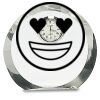 [CRY169] 4.5" Round Crystal Clock Thumbnail