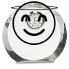 [CRY169] 4.5" Round Crystal Clock Thumbnail