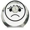 [CRY169] 4.5" Round Crystal Clock Thumbnail