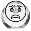 [CRY169] 4.5" Round Crystal Clock Thumbnail