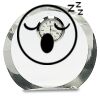 [CRY169] 4.5" Round Crystal Clock Thumbnail