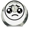 [CRY169] 4.5" Round Crystal Clock Thumbnail