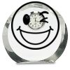 [CRY169] 4.5" Round Crystal Clock Thumbnail