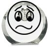 [CRY169] 4.5" Round Crystal Clock Thumbnail
