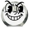 [CRY169] 4.5" Round Crystal Clock Thumbnail