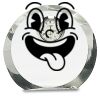 [CRY169] 4.5" Round Crystal Clock Thumbnail
