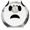 [CRY169] 4.5" Round Crystal Clock Thumbnail