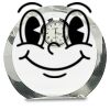 [CRY169] 4.5" Round Crystal Clock Thumbnail