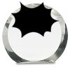 [CRY169] 4.5" Round Crystal Clock Thumbnail