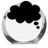[CRY169] 4.5" Round Crystal Clock Thumbnail