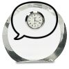 [CRY169] 4.5" Round Crystal Clock Thumbnail