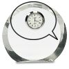 [CRY169] 4.5" Round Crystal Clock Thumbnail