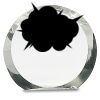 [CRY169] 4.5" Round Crystal Clock Thumbnail