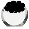 [CRY169] 4.5" Round Crystal Clock Thumbnail