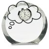 [CRY169] 4.5" Round Crystal Clock Thumbnail