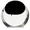 [CRY169] 4.5" Round Crystal Clock Thumbnail
