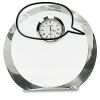 [CRY169] 4.5" Round Crystal Clock Thumbnail