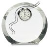 [CRY169] 4.5" Round Crystal Clock Thumbnail