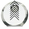 [CRY169] 4.5" Round Crystal Clock Thumbnail