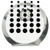 [CRY169] 4.5" Round Crystal Clock Thumbnail