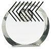 [CRY169] 4.5" Round Crystal Clock Thumbnail