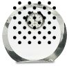 [CRY169] 4.5" Round Crystal Clock Thumbnail