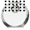 [CRY169] 4.5" Round Crystal Clock Thumbnail