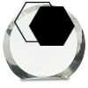 [CRY169] 4.5" Round Crystal Clock Thumbnail