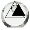 [CRY169] 4.5" Round Crystal Clock Thumbnail