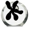 [CRY169] 4.5" Round Crystal Clock Thumbnail