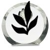 [CRY169] 4.5" Round Crystal Clock Thumbnail