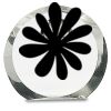 [CRY169] 4.5" Round Crystal Clock Thumbnail