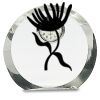 [CRY169] 4.5" Round Crystal Clock Thumbnail