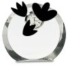 [CRY169] 4.5" Round Crystal Clock Thumbnail