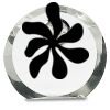 [CRY169] 4.5" Round Crystal Clock Thumbnail