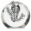 [CRY169] 4.5" Round Crystal Clock Thumbnail