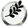 [CRY169] 4.5" Round Crystal Clock Thumbnail