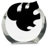 [CRY169] 4.5" Round Crystal Clock Thumbnail