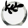 [CRY169] 4.5" Round Crystal Clock Thumbnail