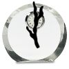 [CRY169] 4.5" Round Crystal Clock Thumbnail