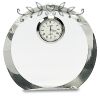 [CRY169] 4.5" Round Crystal Clock Thumbnail