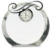 [CRY169] 4.5" Round Crystal Clock Thumbnail