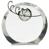 [CRY169] 4.5" Round Crystal Clock Thumbnail