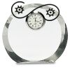 [CRY169] 4.5" Round Crystal Clock Thumbnail