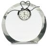 [CRY169] 4.5" Round Crystal Clock Thumbnail