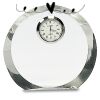 [CRY169] 4.5" Round Crystal Clock Thumbnail