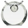 [CRY169] 4.5" Round Crystal Clock Thumbnail