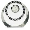[CRY169] 4.5" Round Crystal Clock Thumbnail